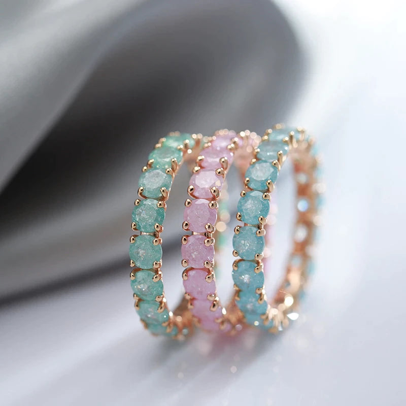 Eleganter Damen Edelstein Ring