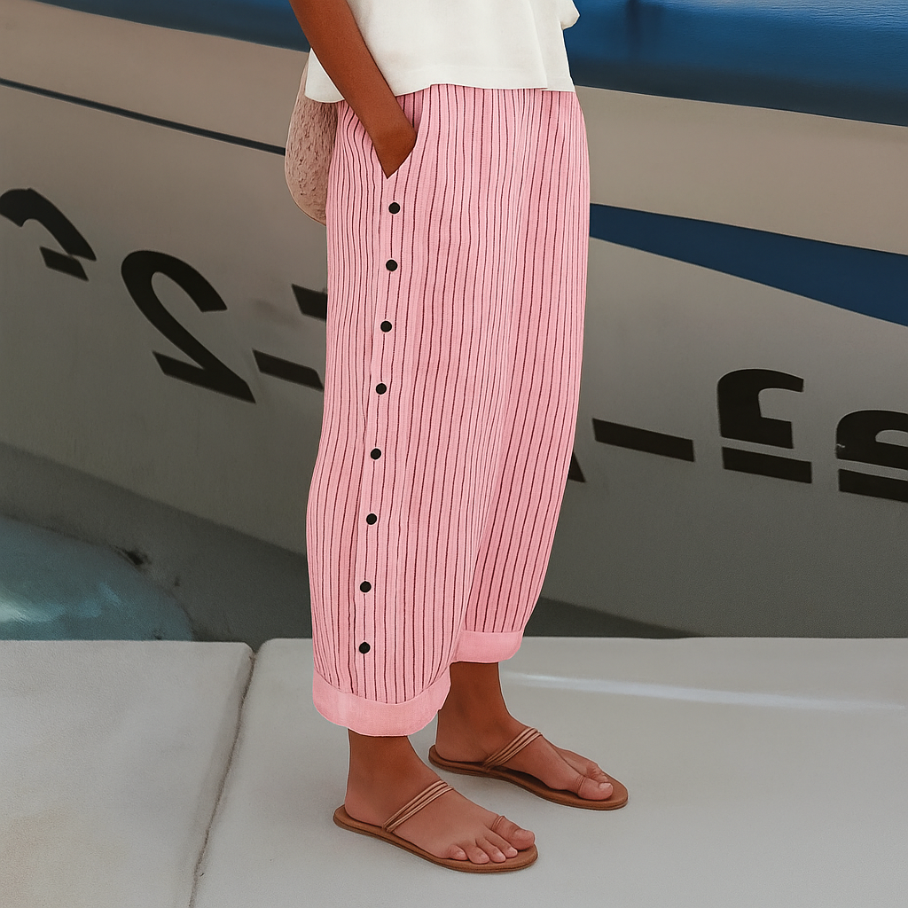 Zeitlose Damen Leinenhose