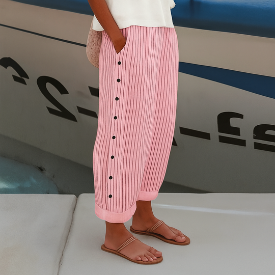 Zeitlose Damen Leinenhose