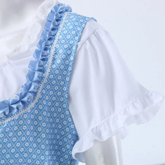 Blaues Dirndl Oktoberfestkleid für Damen