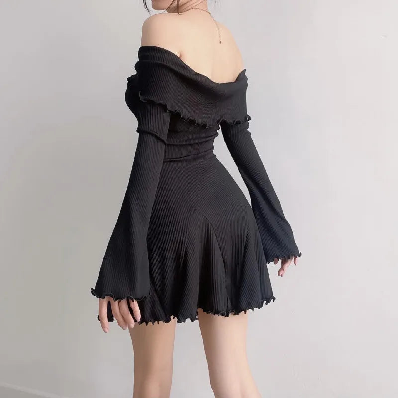 Schulterfreies Kleid für Damen