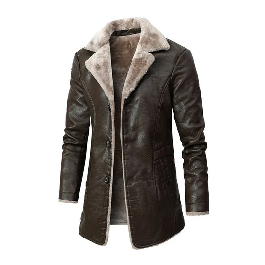 Einreiher Jacke mit Revers für Herren