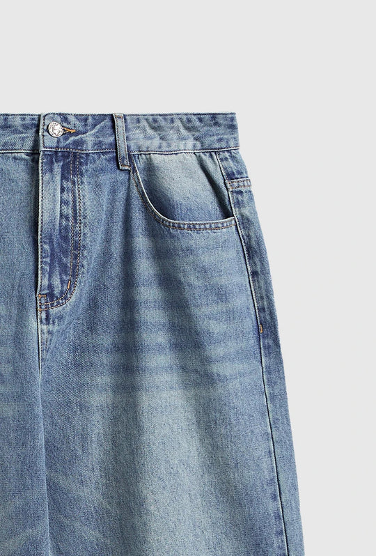 Retro-Denim-Hosen für Herren