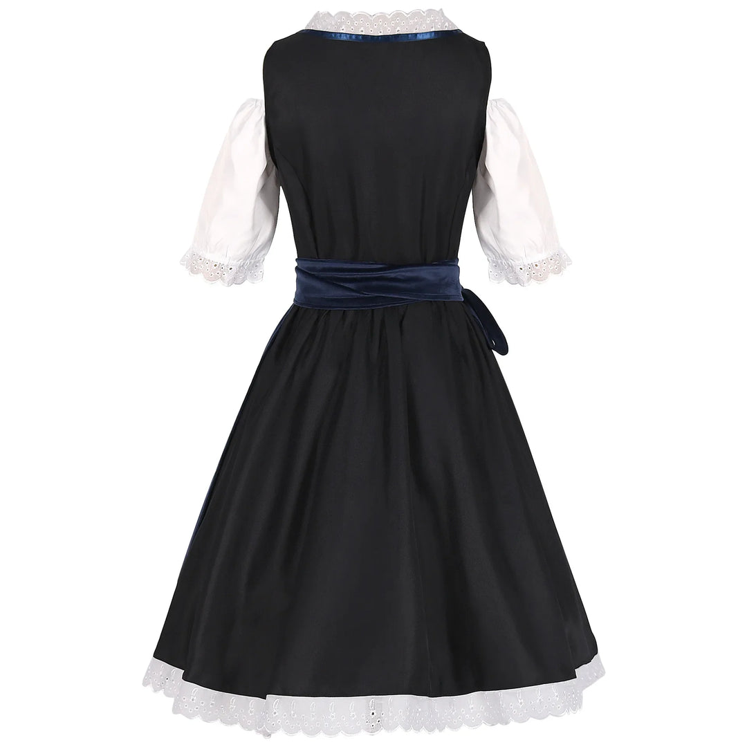 Damen Oktoberfest Dirndl Schulterfreies Kleid