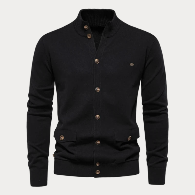 Button-up-Strickjacke für Herren