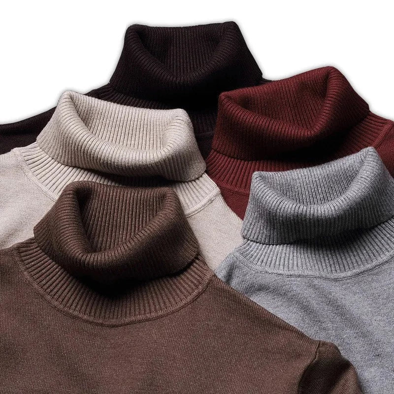 Klassischer Rollkragenpullover für Herren