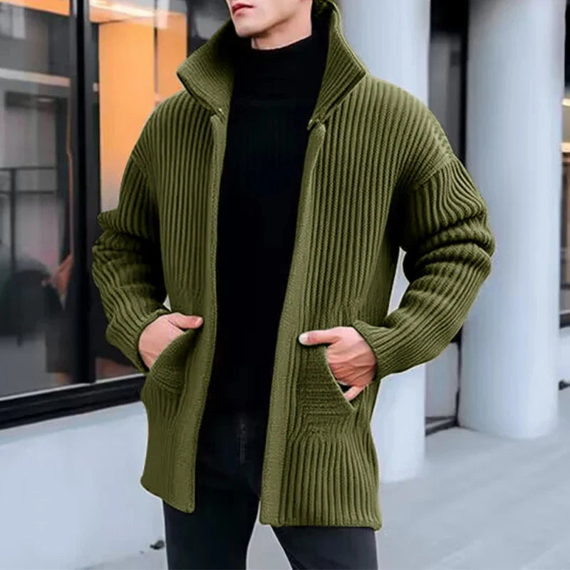 Offene Strickjacke für Herren