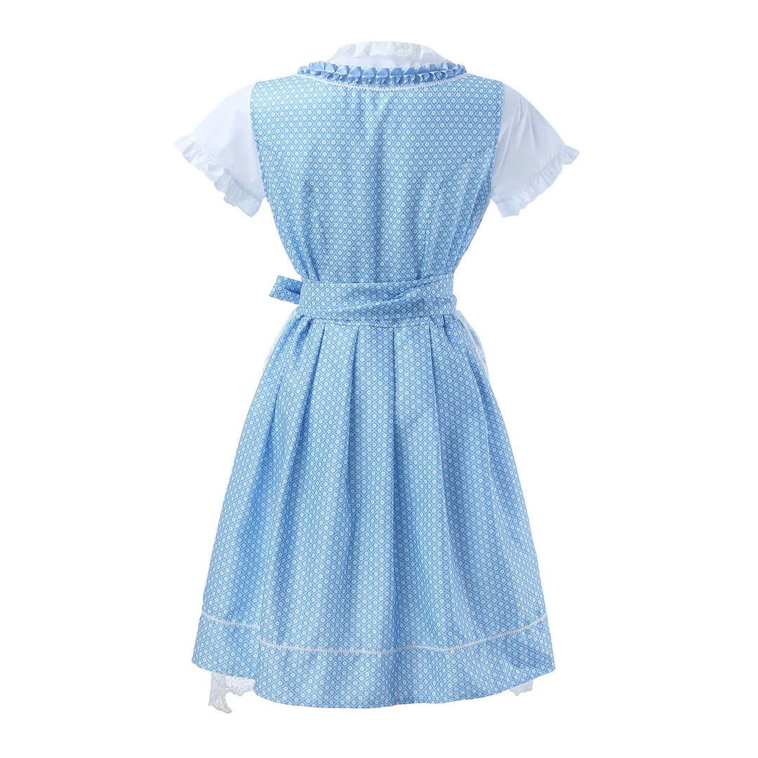 Blaues Dirndl Oktoberfestkleid für Damen