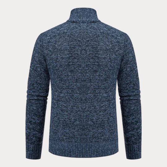 Slim-Fit Strickjacke mit Reißverschluss für Herren