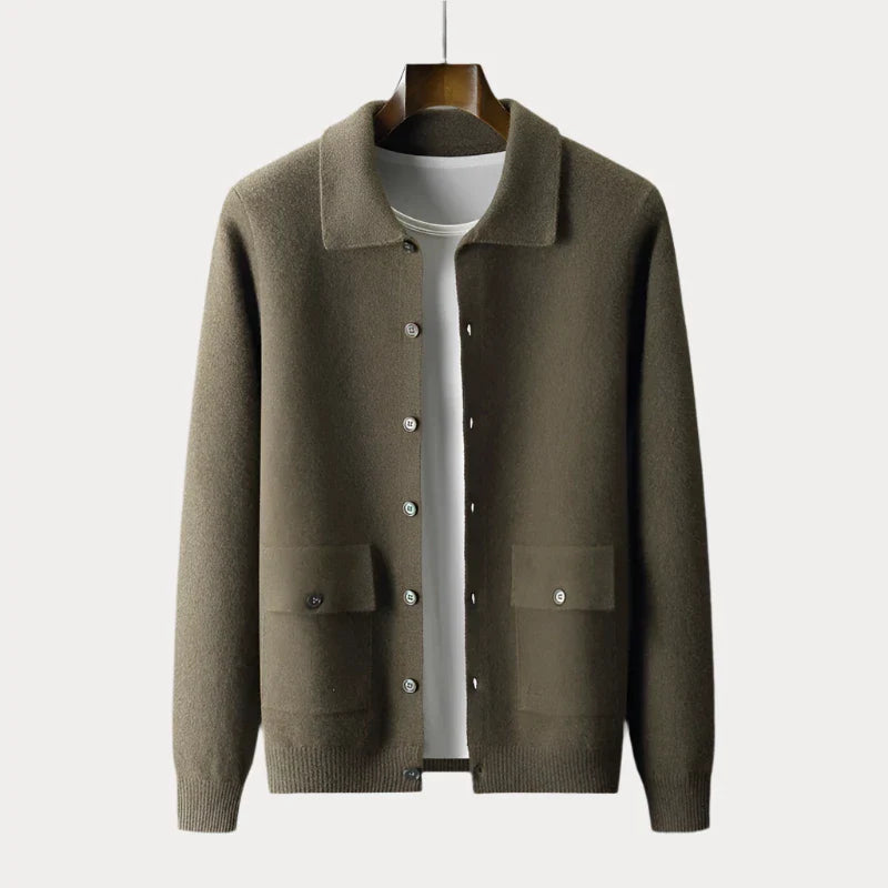 Button-Up-Strickjacke für Herren