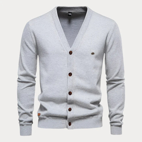 Button-up-Strickjacke für Herren