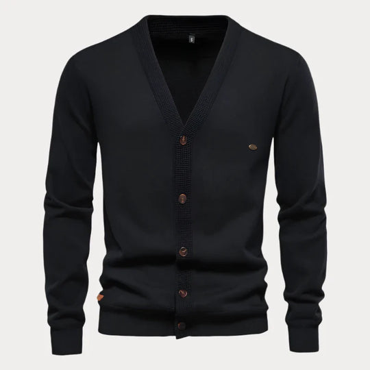 Button-up-Strickjacke für Herren