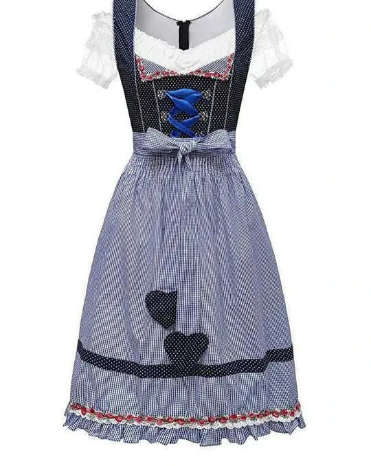 Blaues Dirndl Oktoberfestkleid für Damen