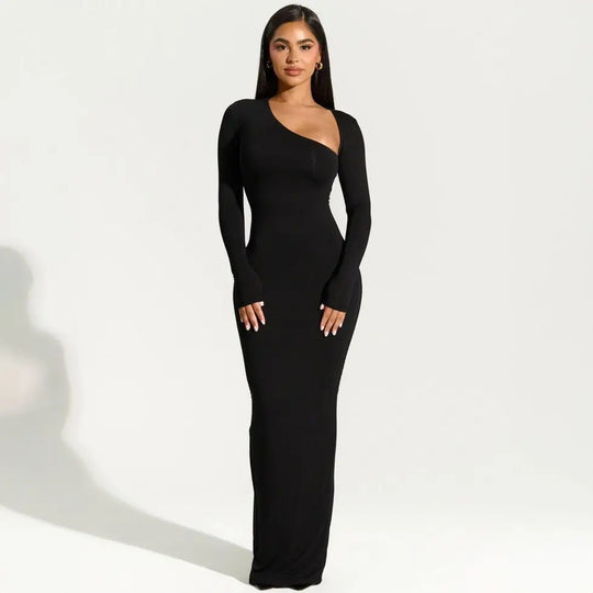 Langärmeliges Kleid für Damen