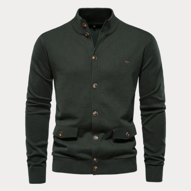 Button-up-Strickjacke für Herren