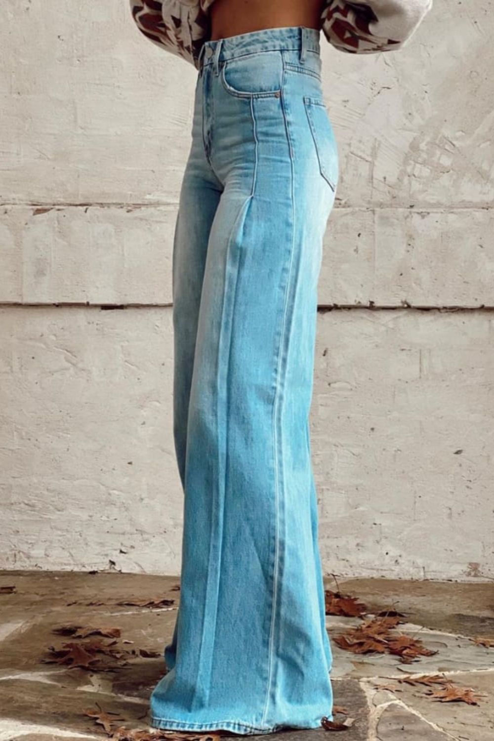 Vintage Boho Damen Stoffhose