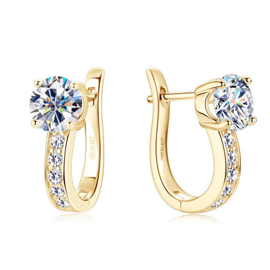 Elegante Damen Ohrringe aus 18k Gold
