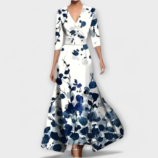 Elegantes Cocktail Damenkleid mit Designärmeln