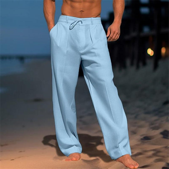 Elegante Herren Leinenhose