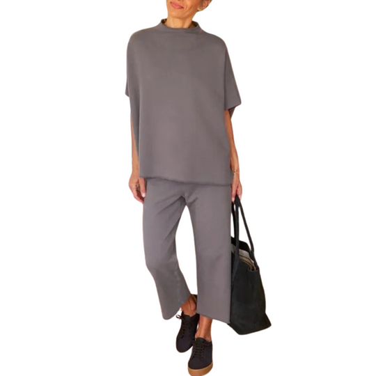 Gemütliches Damen Loungewear Set mit Fledermausärmeln
