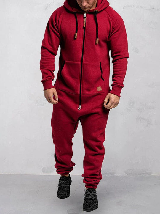 Jumpsuit mit Kapuze für Herren