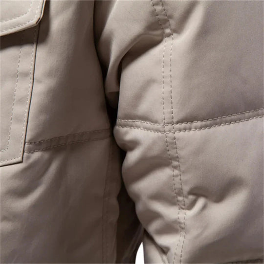 Geknöpfte Steppjacke für Herren