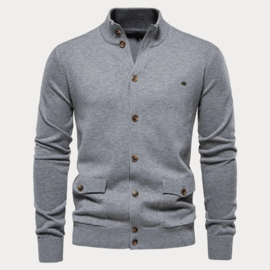 Button-up-Strickjacke für Herren