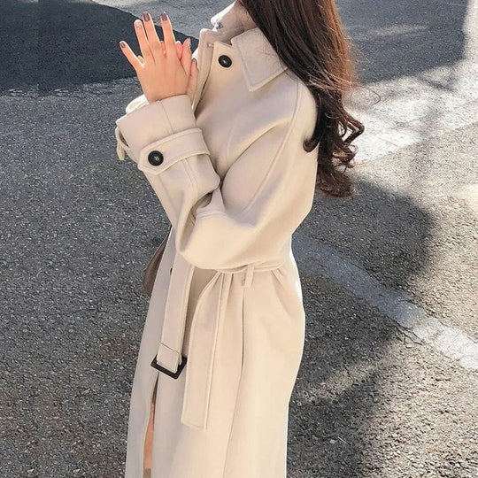 Einreihiger Trenchcoat für Damen