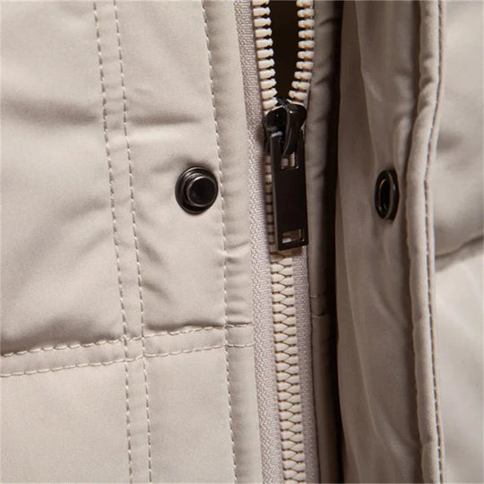 Geknöpfte Steppjacke für Herren