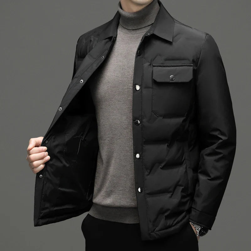 Elegante Jacke mit Fronttasche für Herren