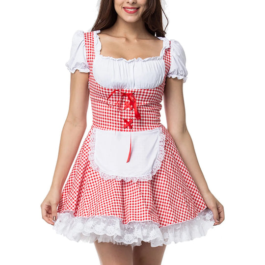 Schlichtes Dirndl für Damen – Oktoberfest-Kleid