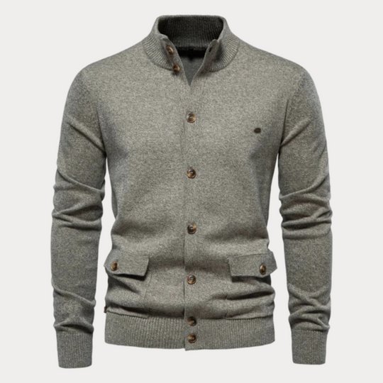 Button-up-Strickjacke für Herren