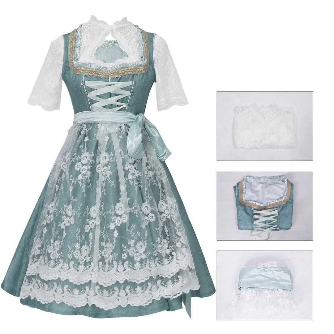 Damen Oktoberfest Dirndlkleid