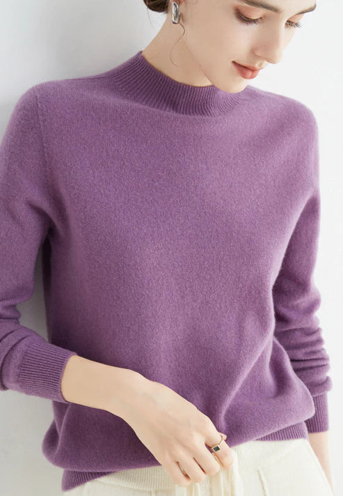 Eleganter Rollkragenpullover für Damen