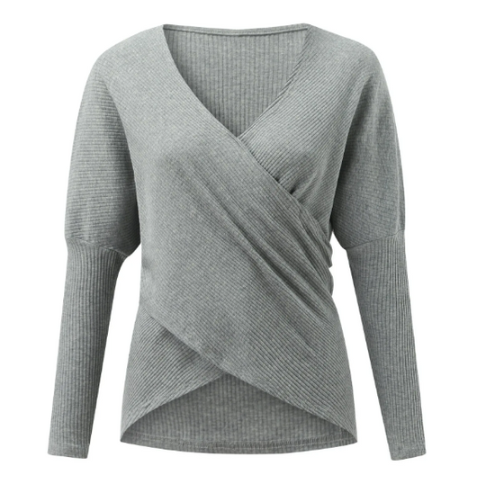 Damen Pullover mit Kreuzdetail