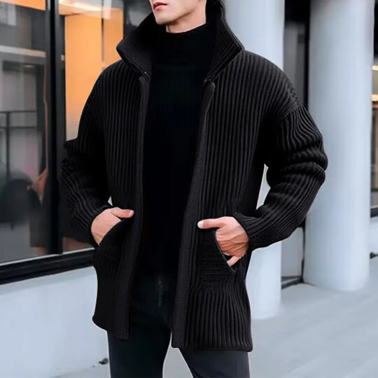 Offene Strickjacke für Herren