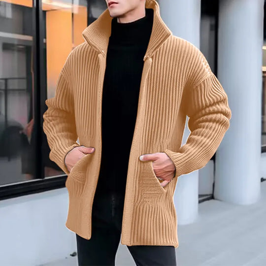 Offene Strickjacke für Herren