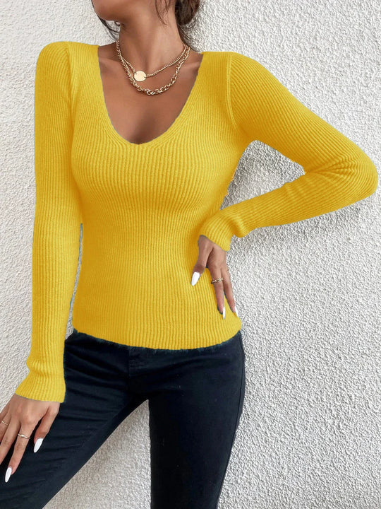 Langärmeliger Pullover für Damen