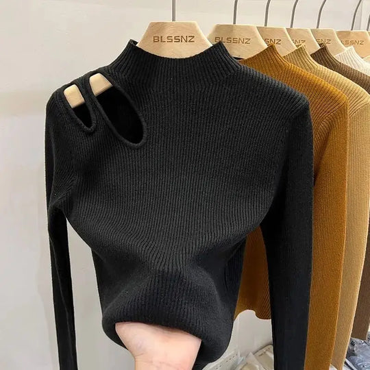 Pulli mit Schlüsselbeinausschnitt für Damen