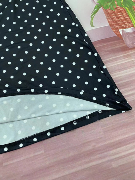 Polka Dots Midikleid für Damen