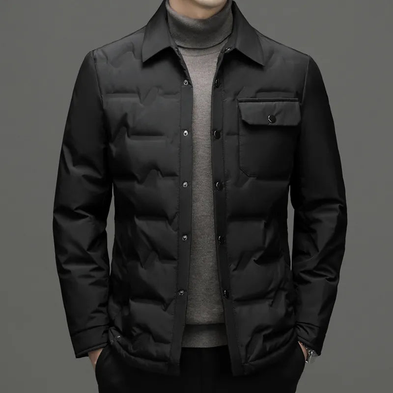 Elegante Jacke mit Fronttasche für Herren