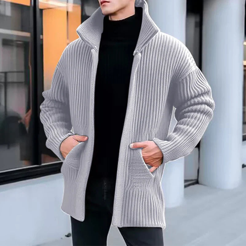 Offene Strickjacke für Herren