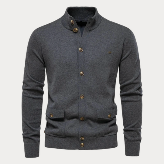 Button-up-Strickjacke für Herren