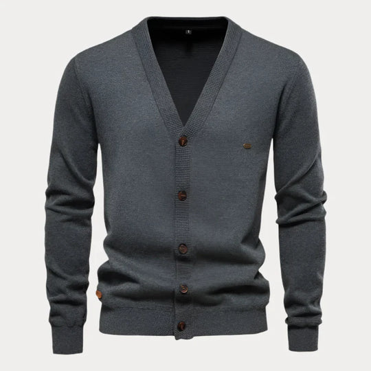 Button-up-Strickjacke für Herren