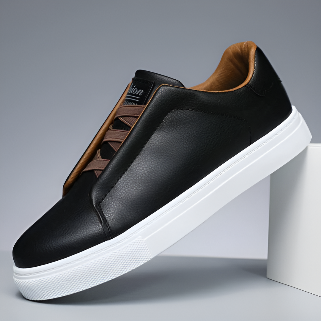 Zeitlose Leder Herren Sneaker