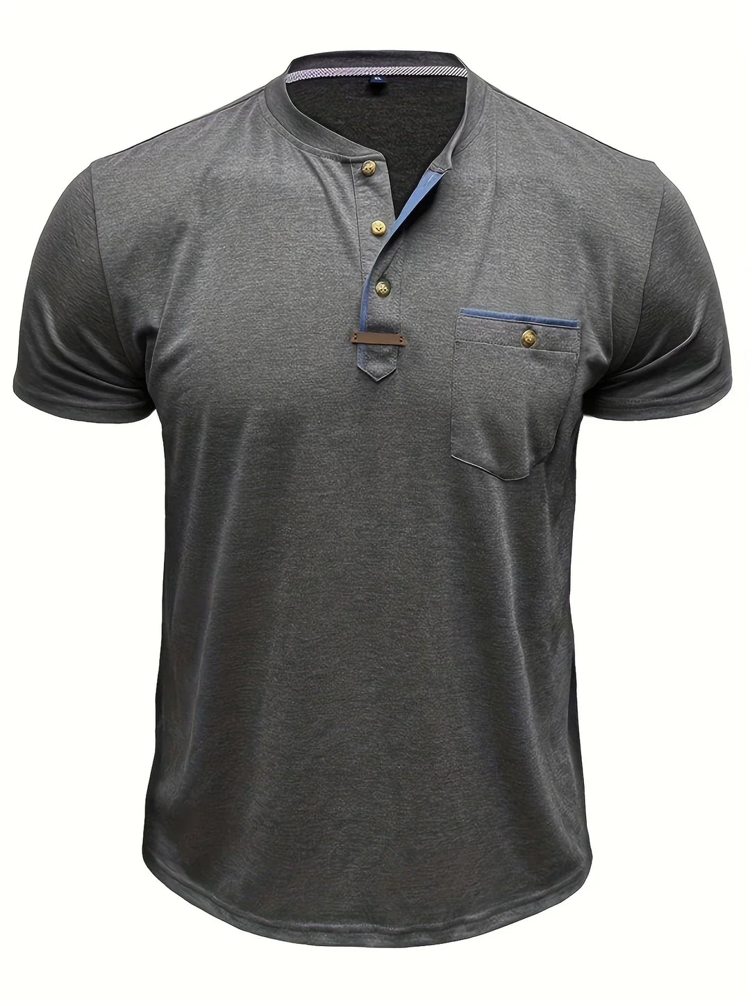 Weiches Basic T-Shirt mit Brusttasche für Herren
