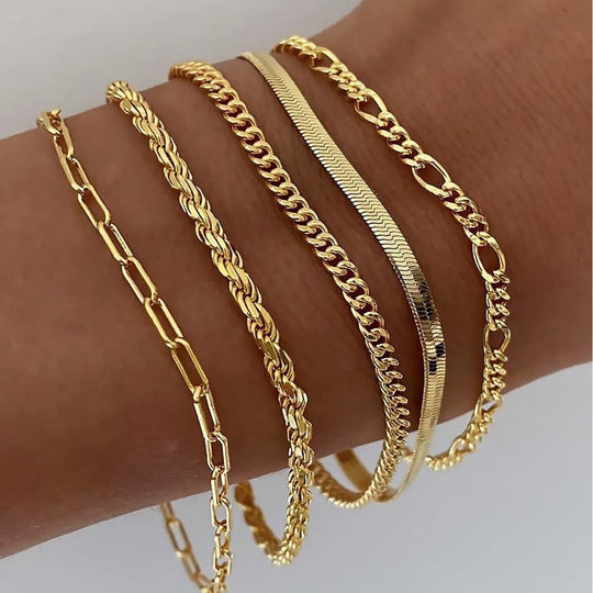 Edles Damen Armband-Set 16k