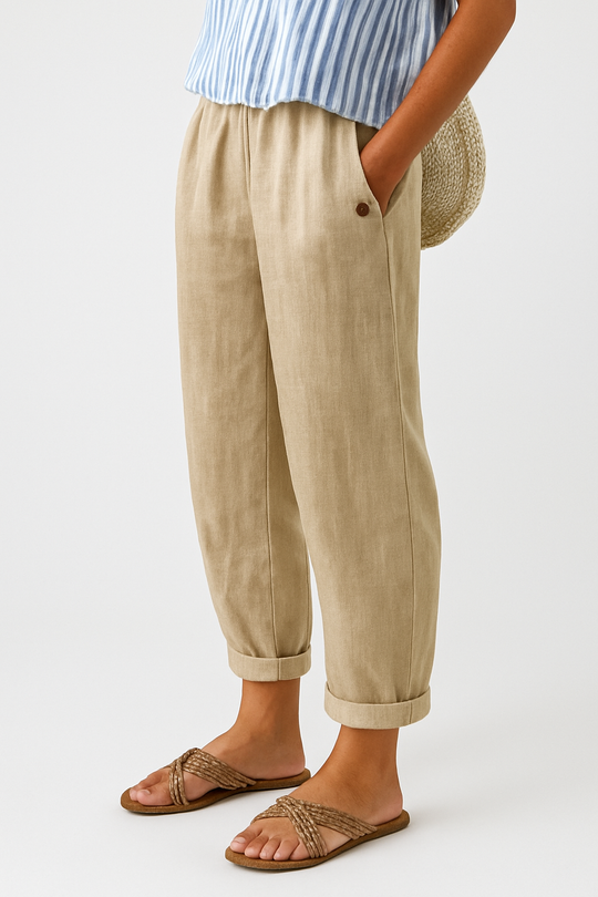 Bequeme Damen Freizeithose mit Taschen
