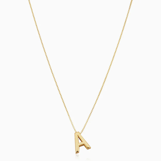 Personalisierte Damen Initialkette Gold 18k