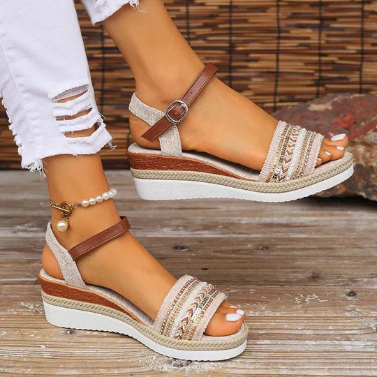 Maritime Elegante Damen Sandalen